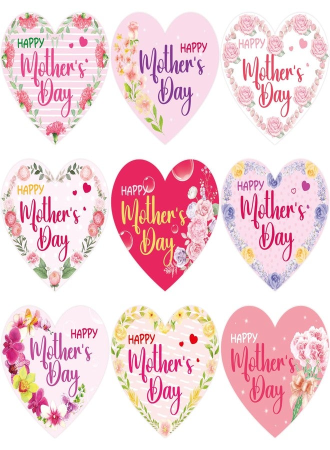 WorldBazaar Mother's Day Stickers for Kids Roll 500 Pcs Floral Mothers Day Gift Decorative Labels Heart Stickers for Envelope Party Favors Decorations - Image 3